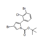 4-Bromo-2-(3-bromo-2-chlorophenyl)-1-Boc-1H-pyrrole