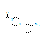 1-[4-(3-Aminocyclohexyl)-1-piperazinyl]ethanone