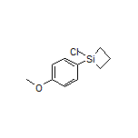 1-Chloro-1-(4-methoxyphenyl)siletane