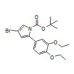 4-Bromo-1-Boc-2-(3,4-diethoxyphenyl)-1H-pyrrole