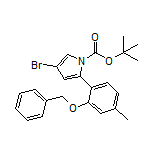 2-[2-(Benzyloxy)-4-methylphenyl]-4-bromo-1-Boc-1H-pyrrole