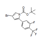 4-Bromo-1-Boc-2-[3-fluoro-4-(trifluoromethyl)phenyl]-1H-pyrrole