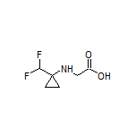 2-[[1-(Difluoromethyl)cyclopropyl]amino]acetic Acid