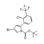 4-Bromo-1-Boc-2-[2-chloro-3-(trifluoromethyl)phenyl]-1H-pyrrole