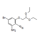 2-Amino-4-bromo-6-(2,2-diethoxyethoxy)benzonitrile