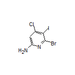 6-Bromo-4-chloro-5-iodopyridin-2-amine