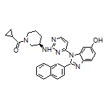 (R)-Cyclopropyl[3-[[4-[6-hydroxy-2-(2-naphthyl)-1-benzimidazolyl]-2-pyrimidinyl]amino]-1-piperidyl]methanone