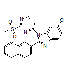 6-Methoxy-1-[2-(methylsulfonyl)-4-pyrimidinyl]-2-(2-naphthyl)-1-benzimidazole