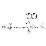 (E)-N1-[3-(Dimethylamino)propyl]-N8-hydroxy-2-[(1-naphthyloxy)methyl]-2-octenediamide