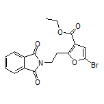 Ethyl 5-Bromo-2-[2-(1,3-dioxo-2-isoindolinyl)ethyl]furan-3-carboxylate