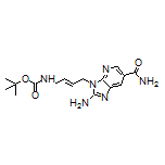 (E)-2-Amino-3-[4-(Boc-amino)-2-buten-1-yl]-3H-imidazo[4,5-b]pyridine-6-carboxamide