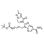 (E)-3-[4-(Boc-amino)-2-buten-1-yl]-2-(1-ethyl-3-methyl-1H-pyrazole-5-carboxamido)-3H-imidazo[4,5-b]pyridine-6-carboxamide