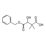 4-(Benzyloxy)-3-hydroxy-2,2-dimethyl-4-oxobutanoic Acid