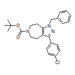 1-Benzyl-6-Boc-3-(4-chlorophenyl)-1,4,5,6,7,8-hexahydropyrazolo[3,4-d]azepine