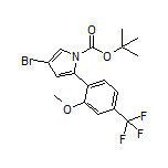 4-Bromo-1-Boc-2-[2-methoxy-4-(trifluoromethyl)phenyl]-1H-pyrrole