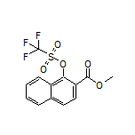 Methyl 1-[[(Trifluoromethyl)sulfonyl]oxy]-2-naphthoate