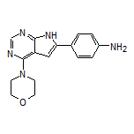 4-(4-Morpholino-7H-pyrrolo[2,3-d]pyrimidin-6-yl)aniline