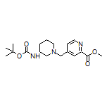 Methyl (R)-4-[[3-(Boc-amino)-1-piperidyl]methyl]picolinate