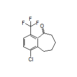 1-Chloro-4-(trifluoromethyl)-6,7,8,9-tetrahydro-5H-benzo[7]annulen-5-one