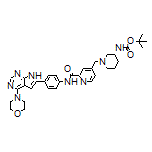 (R)-4-[[3-(Boc-amino)-1-piperidyl]methyl]-N-[4-(4-morpholino-7H-pyrrolo[2,3-d]pyrimidin-6-yl)phenyl]pyridine-2-carboxamide