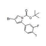 4-Bromo-1-Boc-2-(3-fluoro-4-iodophenyl)-1H-pyrrole