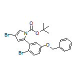 2-[5-(Benzyloxy)-2-bromophenyl]-4-bromo-1-Boc-1H-pyrrole