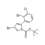 4-Bromo-2-(2-bromo-3-chlorophenyl)-1-Boc-1H-pyrrole