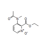 2-(Ethoxycarbonyl)-3-(N-methylacetamido)pyridine 1-Oxide