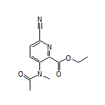 Ethyl 6-Cyano-3-(N-methylacetamido)pyridine-2-carboxylate