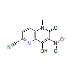 8-Hydroxy-5-methyl-7-nitro-6-oxo-5,6-dihydro-1,5-naphthyridine-2-carbonitrile