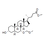 Methyl (R)-4-[(3R,5R,7R,8R,9S,10S,13R,14S,17R)-3-Hydroxy-7-(methoxymethoxy)-10,13-dimethylhexadecahydro-1H-cyclopenta[a]phenanthren-17-yl]pentanoate