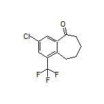 3-Chloro-1-(trifluoromethyl)-6,7,8,9-tetrahydro-5H-benzo[7]annulen-5-one