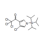 2,2,2-Trichloro-1-[4-chloro-1-(triisopropylsilyl)-1H-pyrrol-3-yl]ethanone