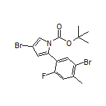 4-Bromo-2-(5-bromo-2-fluoro-4-methylphenyl)-1-Boc-1H-pyrrole