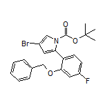 2-[2-(Benzyloxy)-4-fluorophenyl]-4-bromo-1-Boc-1H-pyrrole