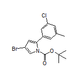 4-Bromo-1-Boc-2-(3-chloro-5-methylphenyl)-1H-pyrrole