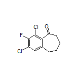 2,4-Dichloro-3-fluoro-6,7,8,9-tetrahydro-5H-benzo[7]annulen-5-one