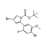 4-Bromo-2-(4-bromo-2-fluoro-5-methoxyphenyl)-1-Boc-1H-pyrrole