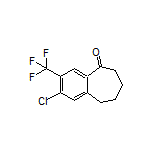 2-Chloro-3-(trifluoromethyl)-6,7,8,9-tetrahydro-5H-benzo[7]annulen-5-one