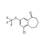 1-Chloro-3-(trifluoromethoxy)-6,7,8,9-tetrahydro-5H-benzo[7]annulen-5-one