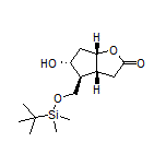 (3aR,4S,5R,6aS)-4-[[(tert-Butyldimethylsilyl)oxy]methyl]-5-hydroxyhexahydro-2H-cyclopenta[b]furan-2-one