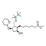 Methyl 7-[(1R,2S,3R,5S)-2-[[(tert-Butyldimethylsilyl)oxy]methyl]-5-hydroxy-3-[(tetrahydro-2H-pyran-2-yl)oxy]cyclopentyl]heptanoate