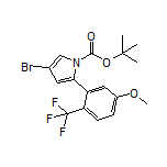 4-Bromo-1-Boc-2-[5-methoxy-2-(trifluoromethyl)phenyl]-1H-pyrrole