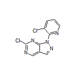 6-Chloro-1-(3-chloropyridin-2-yl)-1H-pyrazolo[3,4-d]pyrimidine