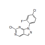 6-Chloro-1-(4-chloro-2-fluorophenyl)-1H-pyrazolo[3,4-d]pyrimidine