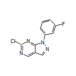 6-Chloro-1-(3-fluorophenyl)-1H-pyrazolo[3,4-d]pyrimidine