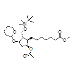 Methyl 7-[(1R,2S,3R,5S)-5-Acetoxy-2-[[(tert-butyldimethylsilyl)oxy]methyl]-3-[(tetrahydro-2H-pyran-2-yl)oxy]cyclopentyl]heptanoate