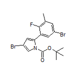 4-Bromo-2-(5-bromo-2-fluoro-3-methylphenyl)-1-Boc-1H-pyrrole