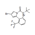 4-Bromo-2-[2-bromo-6-(trifluoromethyl)phenyl]-1-Boc-1H-pyrrole