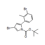 4-Bromo-2-(3-bromo-2-methylphenyl)-1-Boc-1H-pyrrole